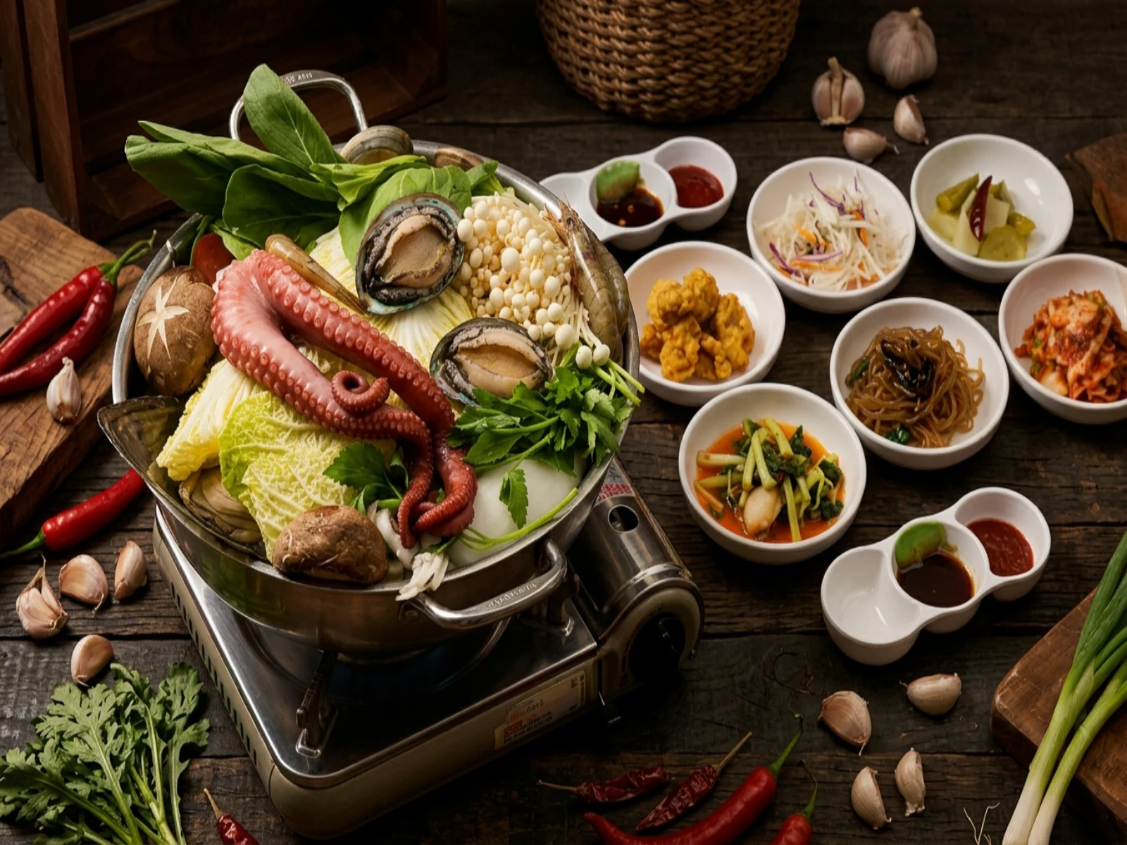 해물탕 보정 후